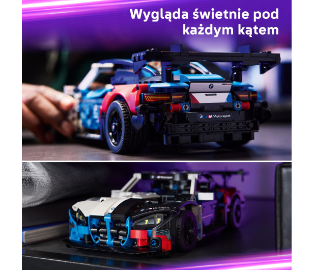 LEGO TECHNIC 42226 Samochód wyścigowy BMW M4 GT3 EVO - 1489549 - zdjęcie 6